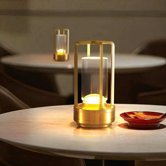 Cordless Lantern Lamp – Rechargeable Touch Dimmer